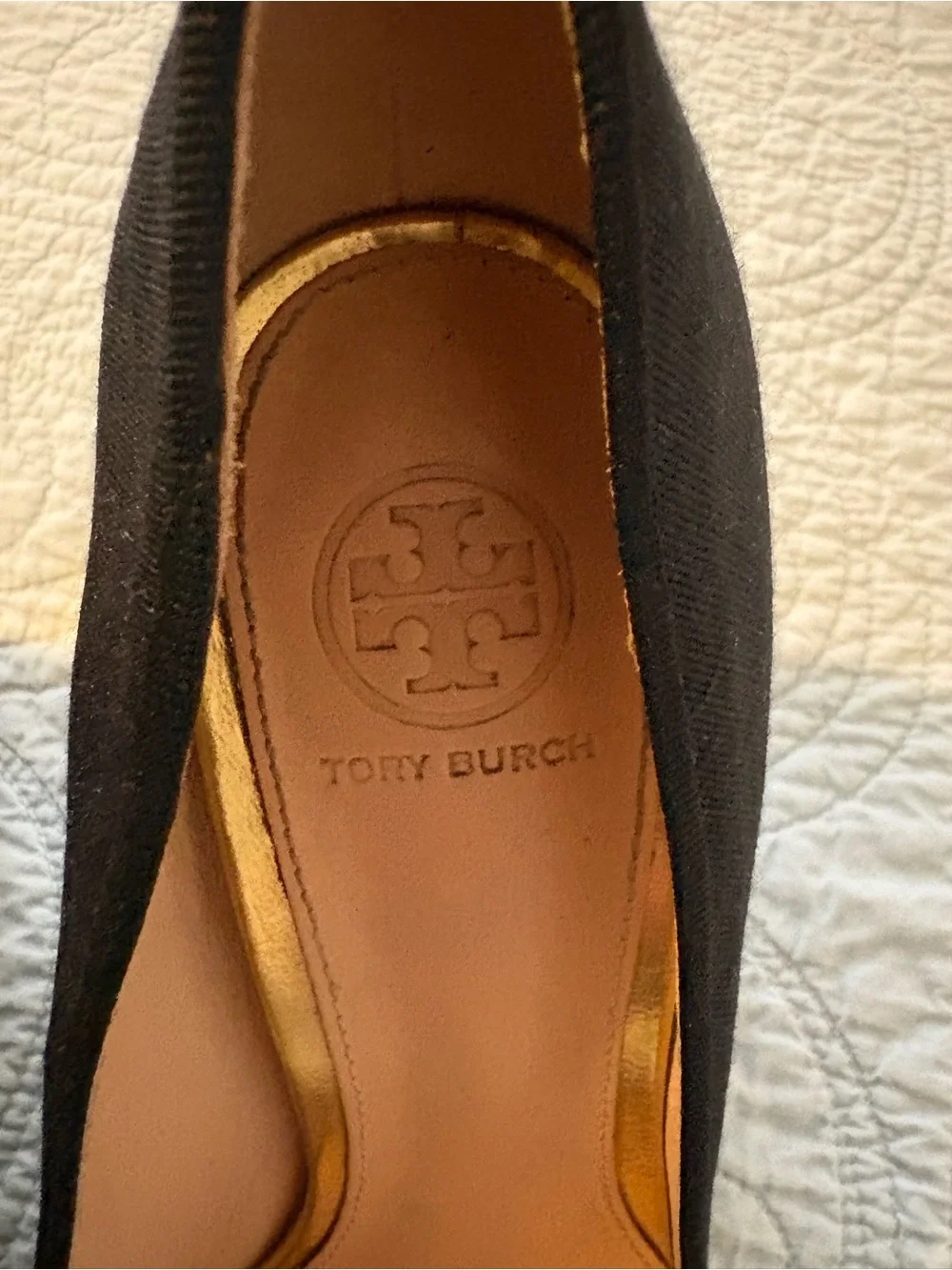 Tory Burch Regina 90mm pump shoe.  Size 7 1/2.